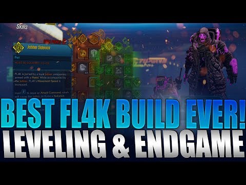 Borderlands 3 - BEST FL4K Build For Leveling + End Game! INSANE Damage Guide Video