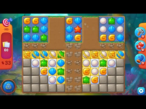 fishdom LEVEL 163 CHALLENGE