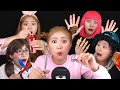 ASMR WITH FRIENDS EATING SOUNDS 먹방 HIU하이유