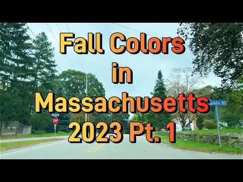 Fall colors in Massachusetts | 4K
