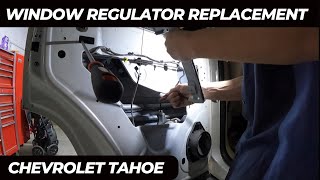 Chevrolet Tahoe Rear Window regulator replacement 2007-2014