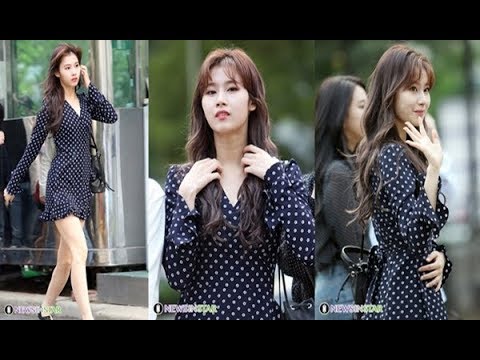 [뉴스인스타]  사심담은 사나 위주 편집  180427 트와이스 뮤직뱅크 출근길