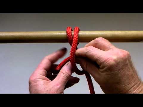 How to tie a Round Turn and Two Half Hitches