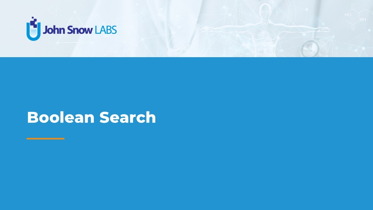 Boolean Search