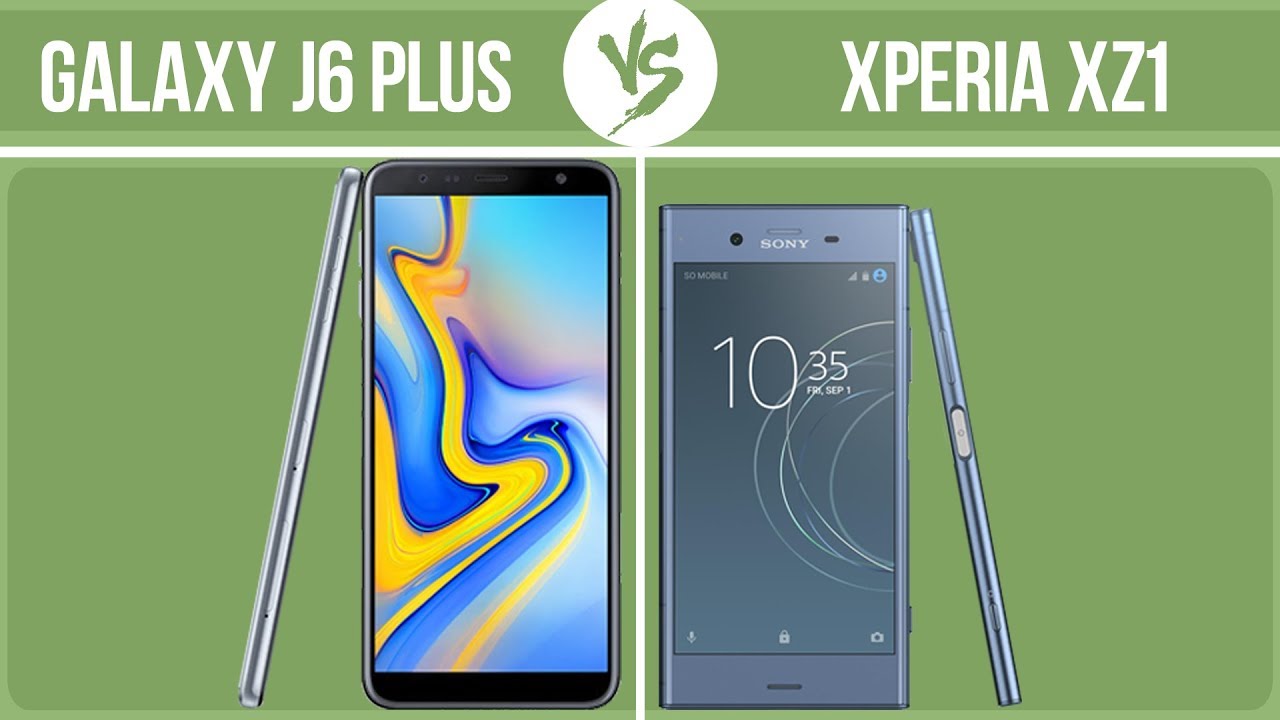 Samsung Galaxy J6 Plus vs Sony Xperia XZ1 ✔️