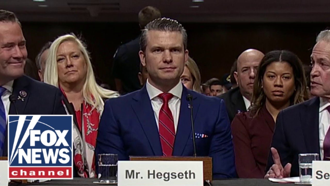 WATCH LIVE: Pete Hegseth testifies at Senate confirmation hearing