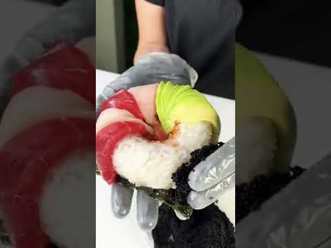 Part 2:How to make Sushi Cake 🍣#sushi #food #lovesushi #teamwork #viral #video #happy #foryou #fyp