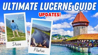 Travel vlog - ULTIMATE LUCERNE GUIDE: Three-Day Itinerary in Lucerne, Switzerland & Beyond | Pilatus, Stoos, Rigi