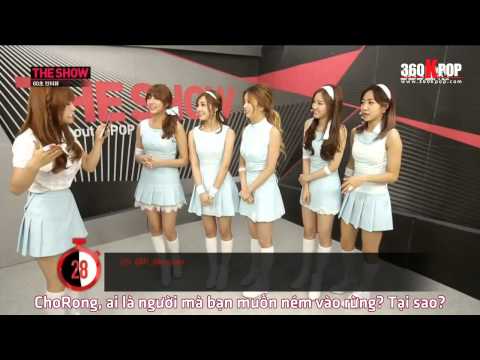 [Vietsub] Apink - MTV The Show (60sec Interview) {A Pink Team}[360kpop]