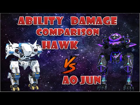 💥Ability Damage Comparison💥 Hawk after NERF vs Ao Jun war robots