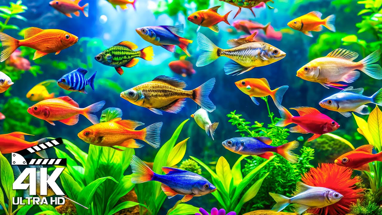 Aquatic Tranquility Captured In 4K VIDEO - Get Lost In The Enchanting World Of Most Beautiful Fish