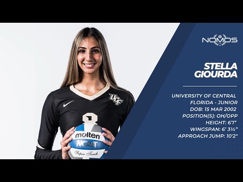 Stella Giourda - UCF Jr. OH 6'1" (WS: 6’3½”; SR: 10'2") FA22