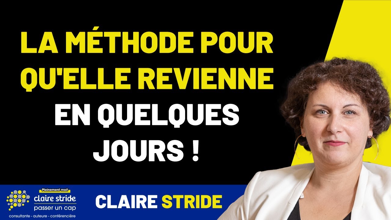 Watch video Faire revenir quelqu'un que l'on aime : La méthode ! Faire revenir quelqu'un que l'on aime : La méthode !