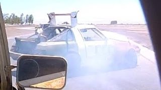 RX7 blows up and spins - Button Terrible 2014 - 24 Hours of LeMons @ Buttonwillow Raceway