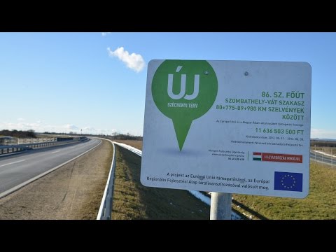 A kihalt M86-os autóút Szombathelynél, 2015. januárjában (archív felvételekkel)