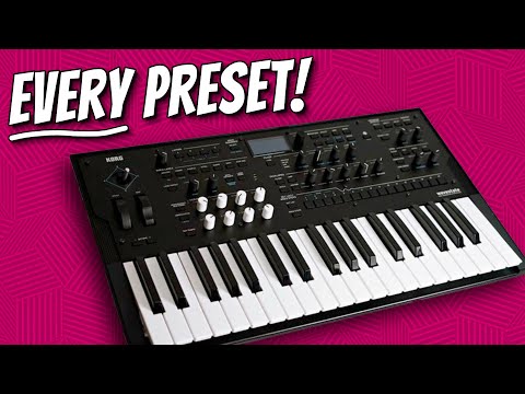 Korg Wavestate Mk2 - demoing EVERY preset! (no talking)