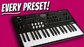 Video thumbnail for Korg Wavestate Mk2 - demoing EVERY preset! (no talking) by Pink Buddha Academy