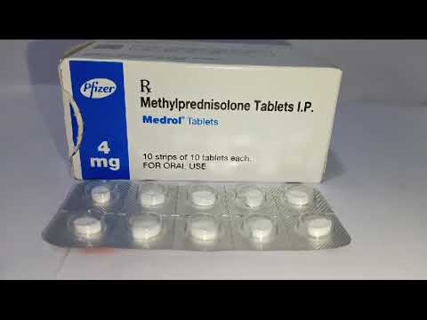 Medrol methylprednisolone tablet, 4mg