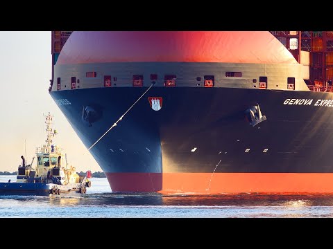 Thumbnail for FIRST 400m HAPAG LLOYD CONTAINER SHIP WITH BOW WINDSHIELD - ROTTERDAM 4K SHIPSPOTTING JULY 2025