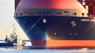 FIRST 400m HAPAG LLOYD CONTAINER SHIP WITH BOW WINDSHIELD - ROTTERDAM 4K SHIPSPOTTING JULY 2025