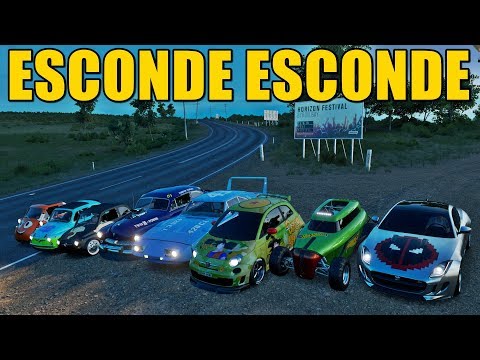 ESCONDE ESCONDE COM OS CARROS DE DESENHOS - FORZA HORIZON 3 - GAMEPLAY