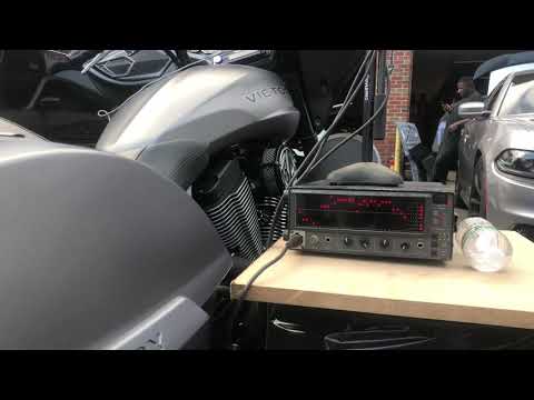 Victory motorcycle Rockford dsr1 dsp and tune