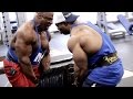 Ronnie Coleman Cory Mathews Kill Back Biceps At Muscle Strength Gym