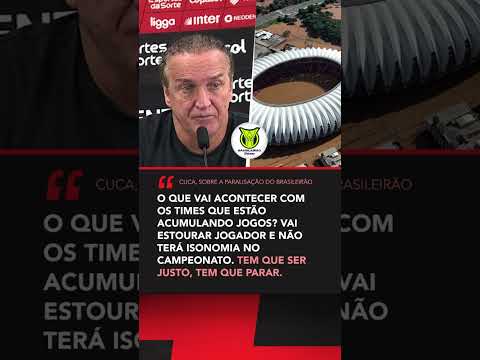 Cuca A FAVOR da paralisação do Campeonato Brasileiro #shorts