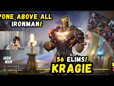 INSANE IRON MAN! 56 ELIMS! KRAGIE TOP 500 GAMEPLAY - MARVEL RIVALS