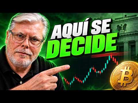 Bitcoin enfrenta zona crítica antes de la decisión de la Fed