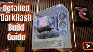How to build the Darkflash DY460 PC case - detailed build guide step by step