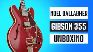 Video thumbnail for This Is The Best Guitar I have Ever Played! Gibson Noel Gallagher ES-355 Unboxing by Aaron Short Music