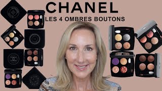 CHANEL LIMITED EDITION PALETTES |  LES 4 OMBRES BOUTONS COLLECTION | SWATCHES AND REVIEW