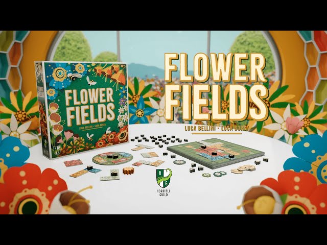 Vídeo relacionado con Horrible Guild | Flower Fields | Tile Placement Board Game, Create A Beautiful Garden, Competitive Strategy Game Over 3 Seasons, Ages 8+, 1-4 Players | English