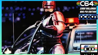 C64 Robocop Bug Fix Gameplay Ocean Software (1988)
