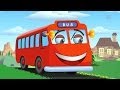 Wheels On The Bus Go Round And Round Rhymes With Lyrics