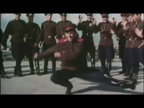 Soviet Army dancing to hard bass