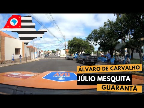 Cidades de Álvaro de Carvalho, Júlio Mesquita e Guarantã
