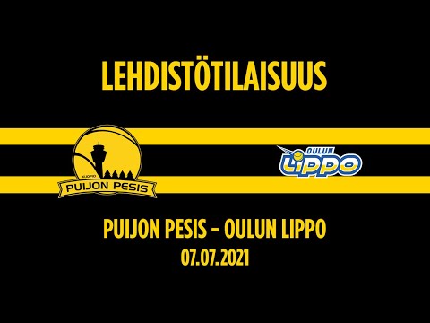 07.07.2021 Lehdistötilaisuus Puijon Pesis - Oulun Lippo Juniorit