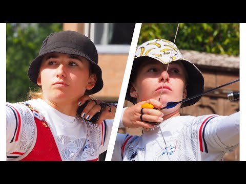 Amélie Cordeau v Mila Fremery  – recurve under 18 women gold | Lilleshall 2022 Youth Championships