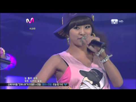 [1080p] 씨스타 - Push Push (100721 M Rookies)