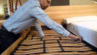 Wie stelle ich meinen Dormabell Innova-3 Lattenrost ab BJ.2012 optimal auf mich ein.