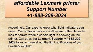 Steps to Fix Lexmark e260dn error lights