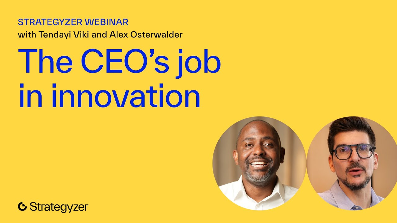 The CEO's job in innovation