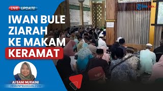 Momen Menarik Iwan Bule saat Ziarah ke Makam Keramat di Situ Panjalu, Boncengkan Tukang Ojek