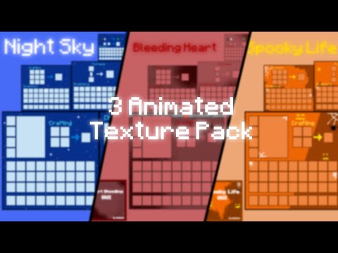 3 Animated GUI Texture Pack for Minecraft 1.8.9 !
