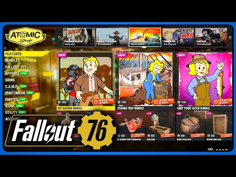 Huge Atomic Shop Update 06 January 2026 - Tons of Resource Generators - Fallout 76