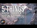 5 things Horizon Forbidden West Doesn't Tell You