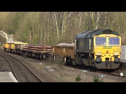 66537 Engineering Train @ Andover - 13/3/21