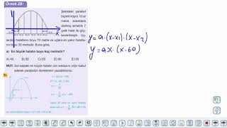 Eğitim Vadisi 11.Sınıf Matematik 9.Föy İkinci Dereceden Fonksiyonlar ve Grafikleri  4 Konu Anlatım Videoları